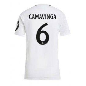 Real Madrid Eduardo Camavinga #6 Hemmakläder Dam 2024-25 Kortärmad